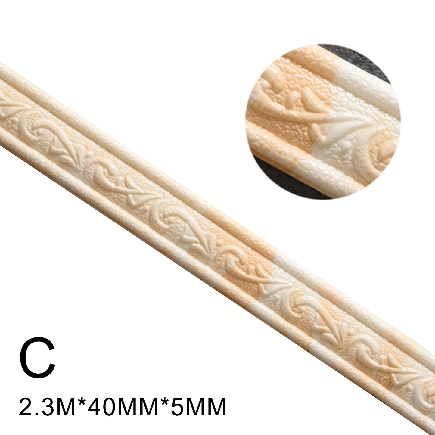Missa 3D Pattern Wall Trim Line - Decoration Self-Adhesive For Living Room
