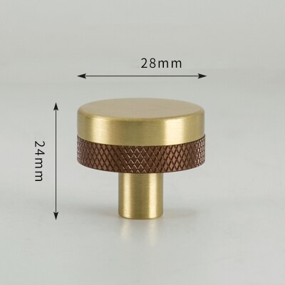 Rama Handle - Knurled brass+ Aluminum Alloy Handles luxury