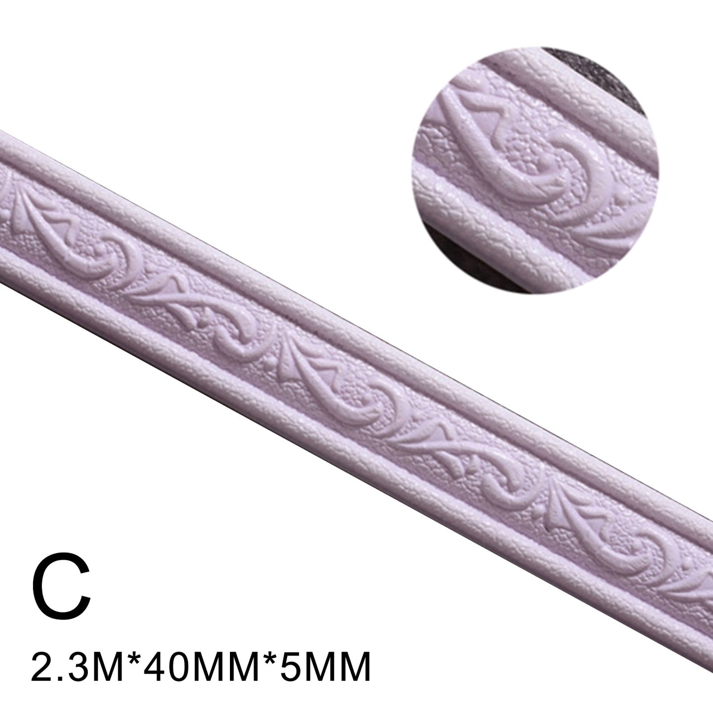 Missa 3D Pattern Wall Trim Line - Decoration Self-Adhesive For Living Room