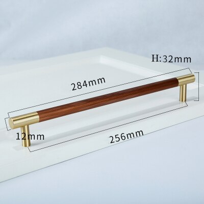 Rama Handle - Knurled brass+ Aluminum Alloy Handles luxury