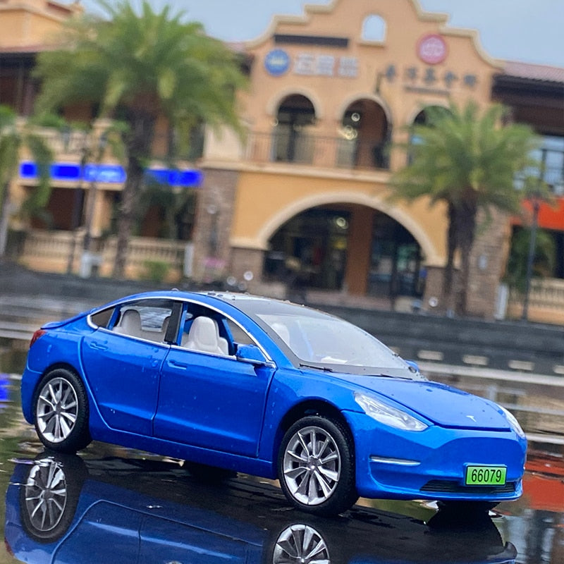1:32 Tesla Model 3 Alloy Car Model