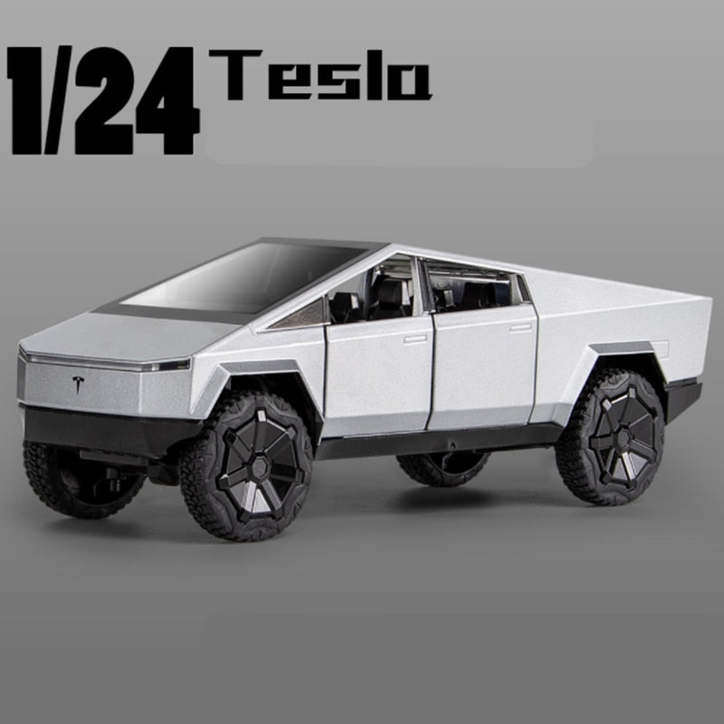 1/24 Tesla Cybertruck Pickup Alloy Car Model