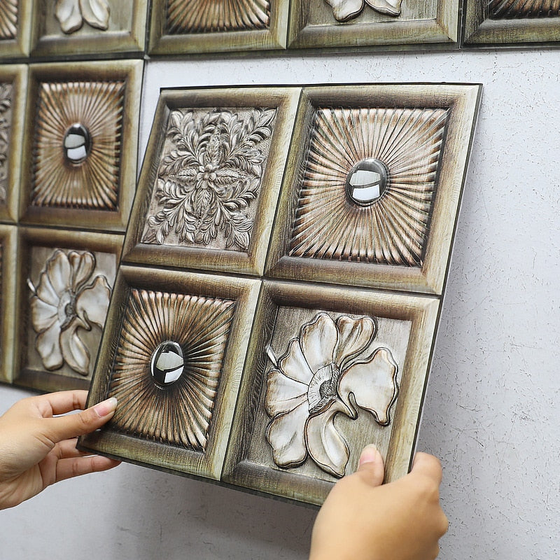 3D PVC Home Decor Wall Stickers Waterproof Self-adhesive