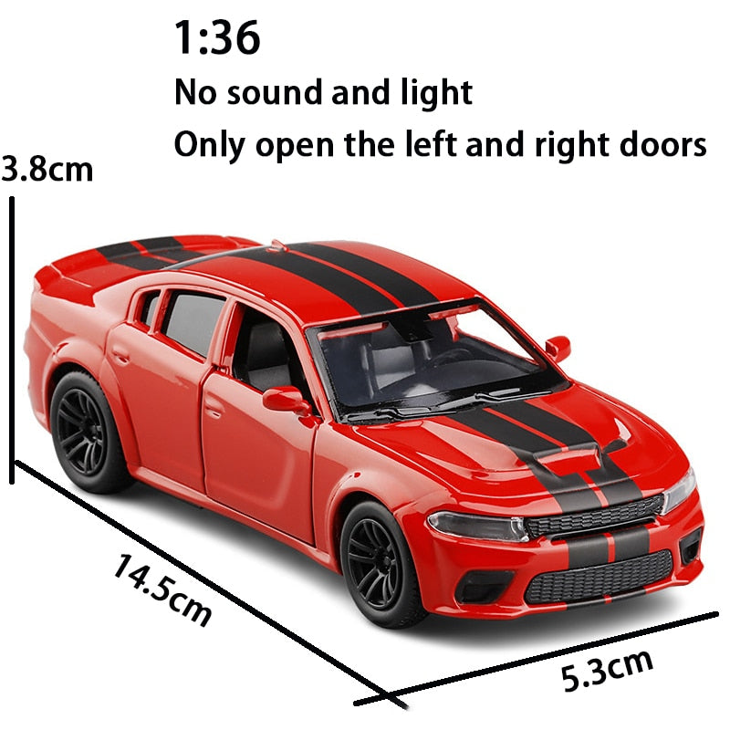 1:32 Dodge Charger SRT Hellcat Simulation car