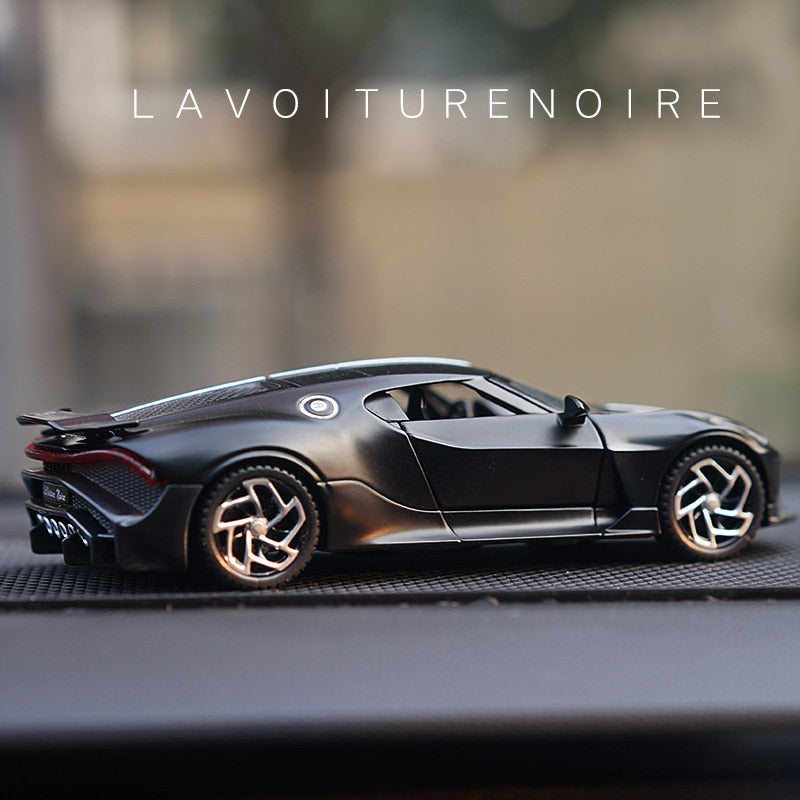 1:32 Bugatti Lavoiturenoire Black Car Model Simulation