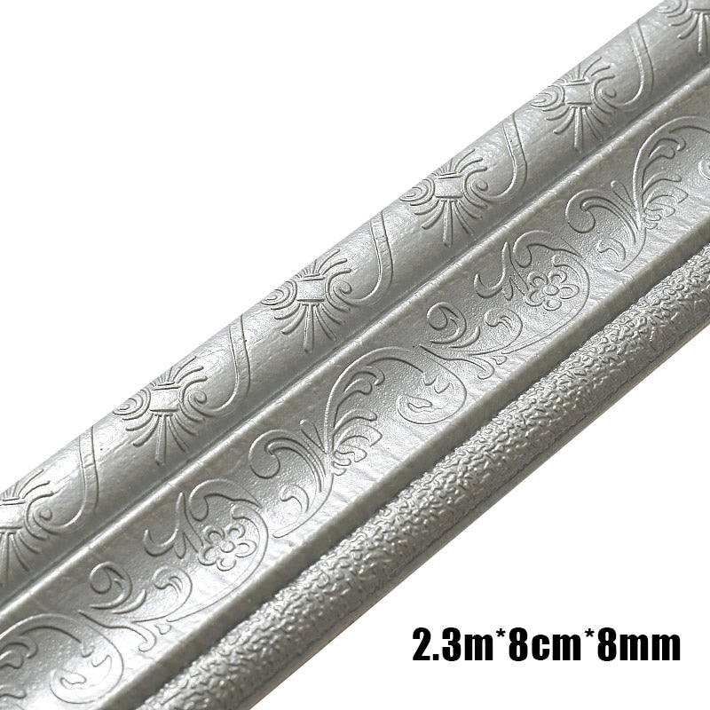 Missa 3D Pattern Wall Trim Line - Decoration Self-Adhesive For Living Room