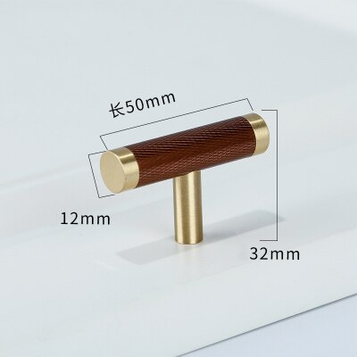 Rama Handle - Knurled brass+ Aluminum Alloy Handles luxury