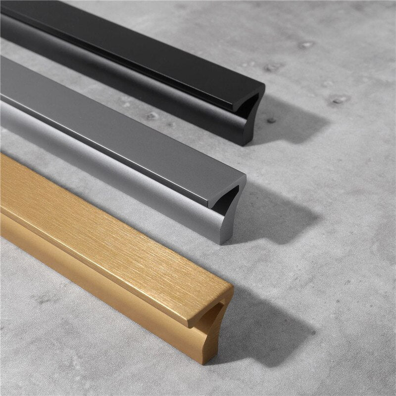 Juli Handle - 1000mm Long Aluminium Black Handles Luxury
