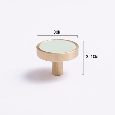 Camilia Handle - Handmade leather+ brass Handles luxury