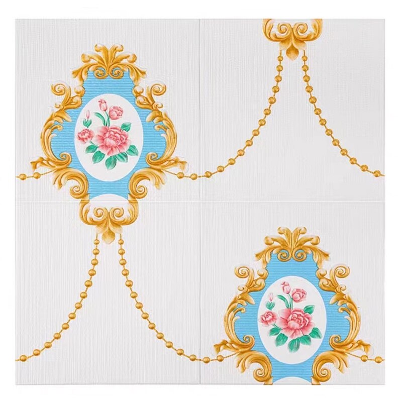 10Pcs 3D Wall Stickers Self Adhesive 70x70cm