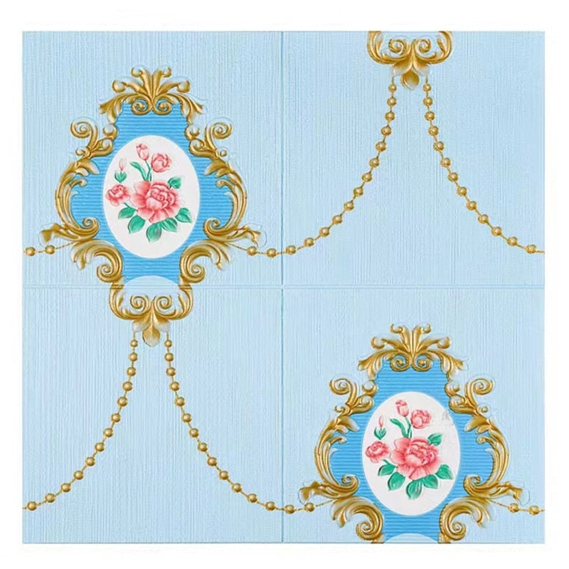 10Pcs 3D Wall Stickers Self Adhesive 70x70cm