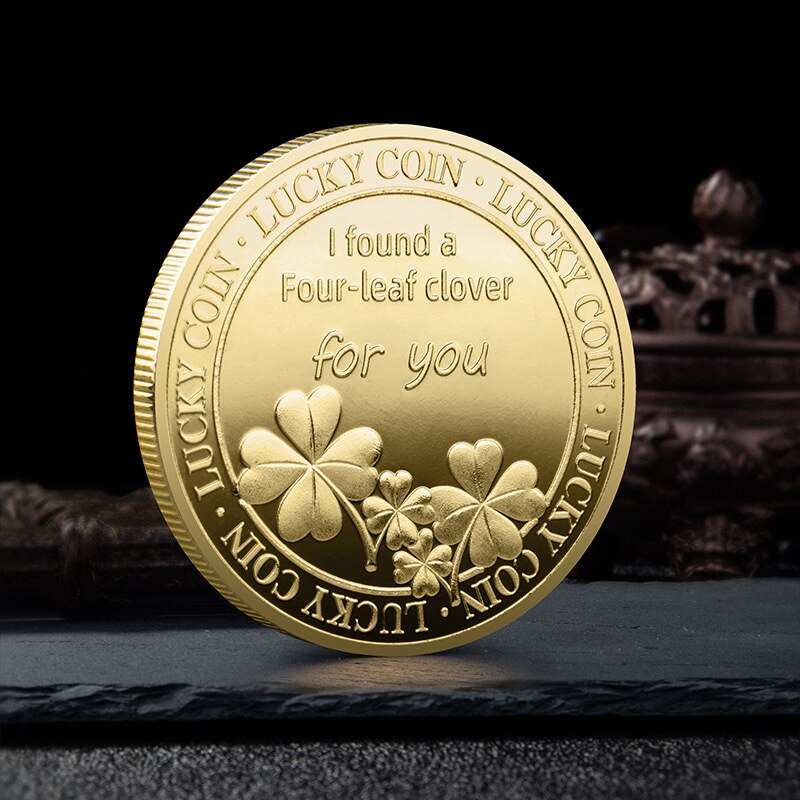 Romantic Lover Colorful Commemorative Gold Coin -Wedding