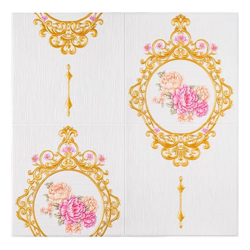 10Pcs 3D Wall Stickers Self Adhesive 70x70cm