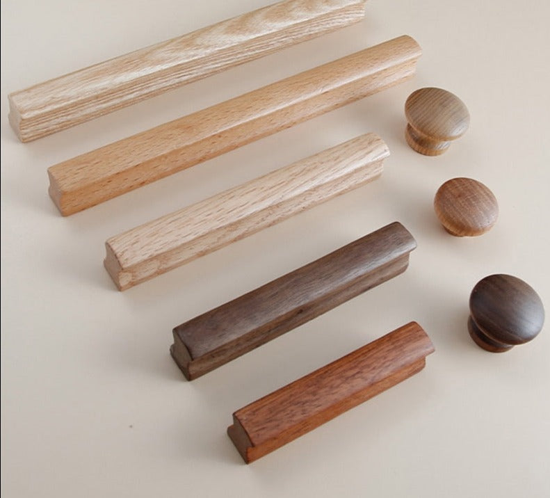 Sanda Handle - Natural Wood Furniture Handle
