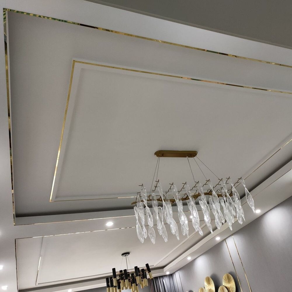 1 Roll Mirror Wall Sticker Stainless Steel Decorations