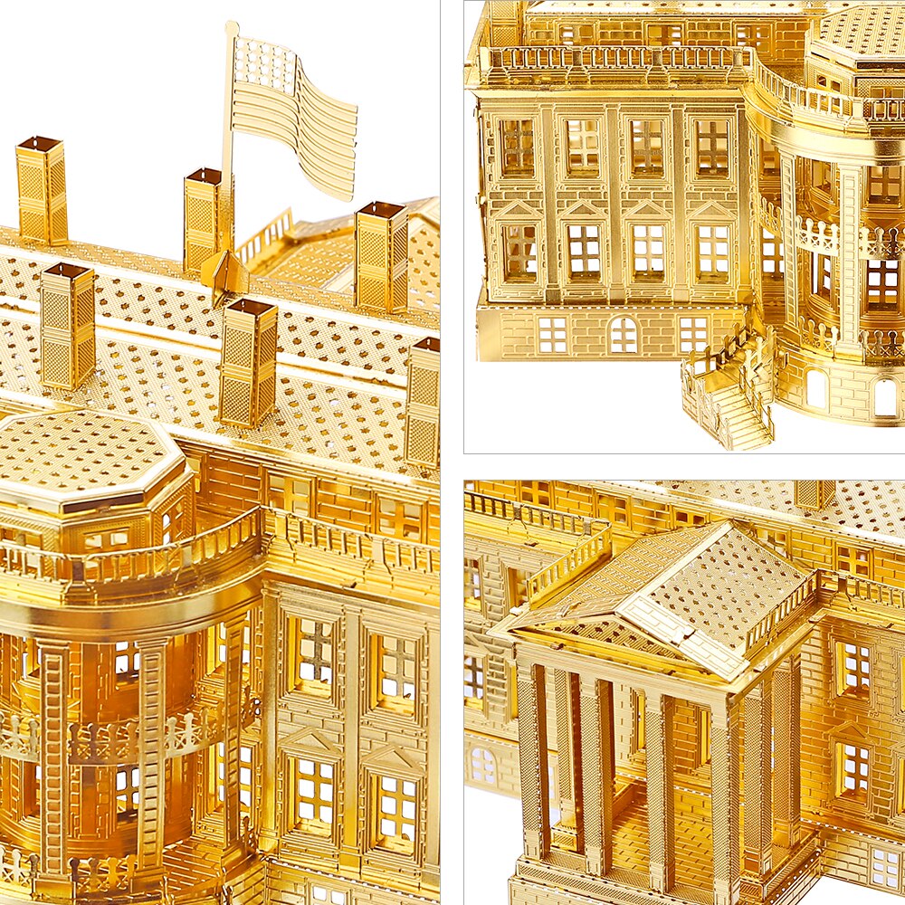 3D Metal The White House Model Building