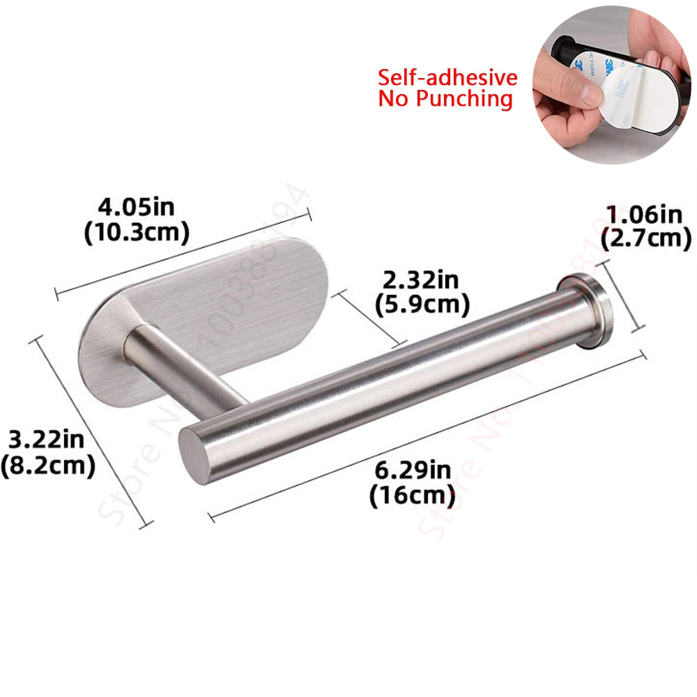 Adhesive Toilet Holder