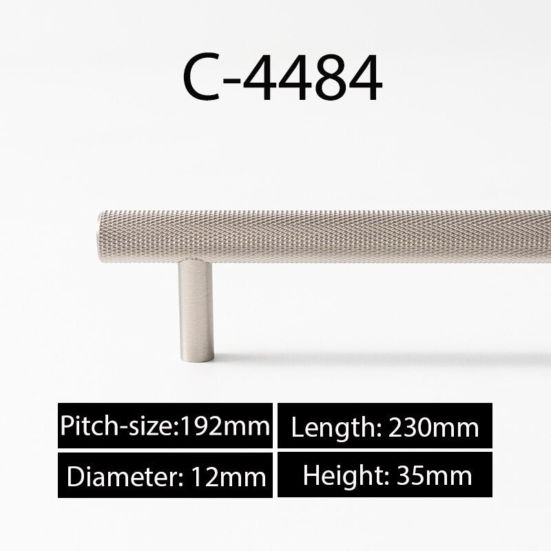 Emma Handle - Brass Furniture Handles Satin Nickel luxury