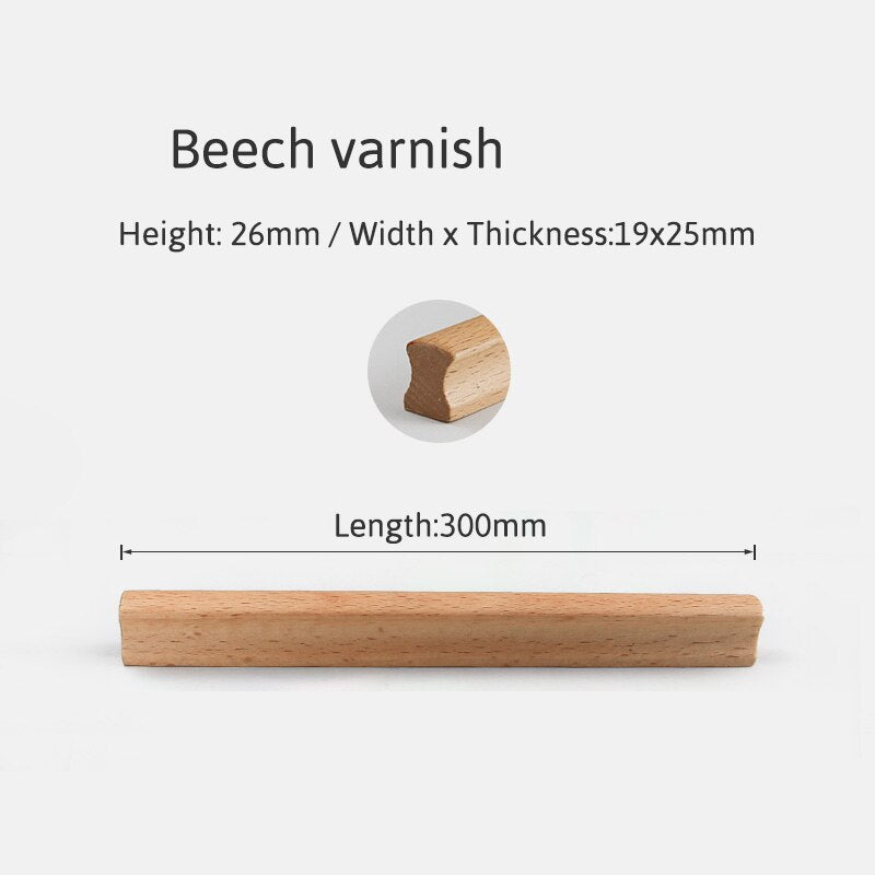 Sanda Handle - Natural Wood Furniture Handle