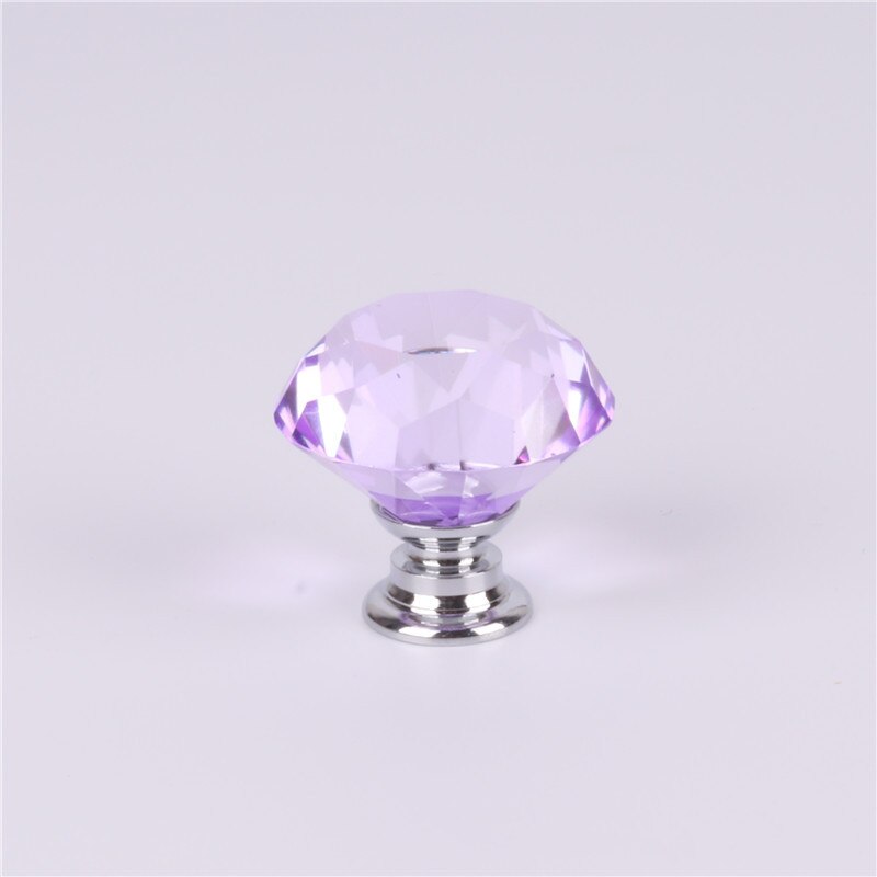 European Colorful Crystal Glass Knobs