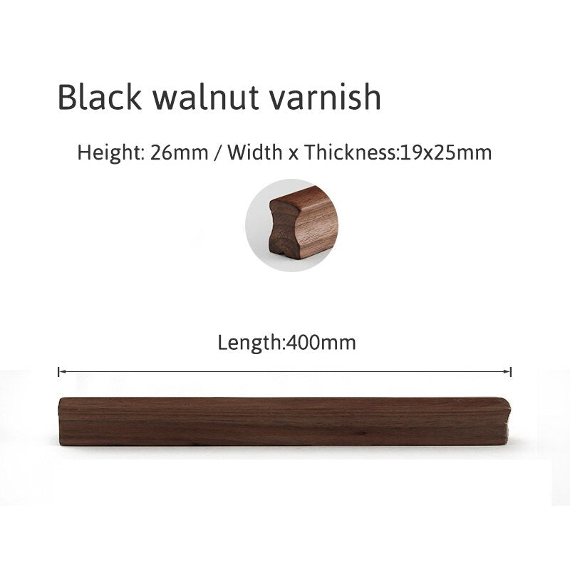 Sanda Handle - Natural Wood Furniture Handle