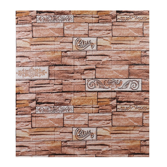 COCO 10pcs 3D Brick Wall Sticker Wallpaper