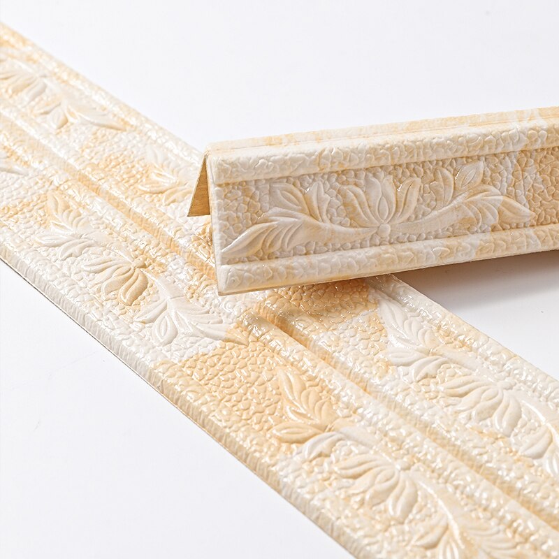 3D Foam Wall Edge Strip Stickers Self Adhesive Waterproof Corner
