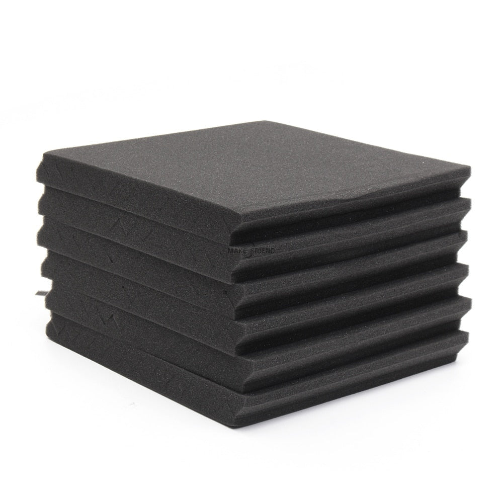 24PCS 300x300x25mm Studio Acoustic Foam SoundProofing Acoustic Panel