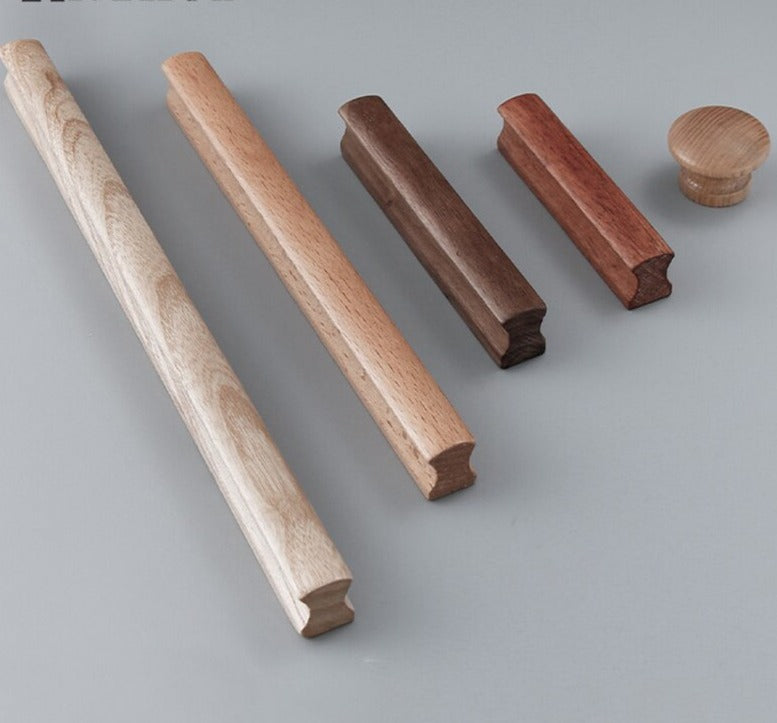 Sanda Handle - Natural Wood Furniture Handle
