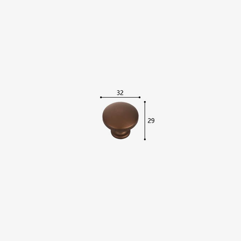 Mara Handle - Aluminum Alloy Brown Handles Luxury