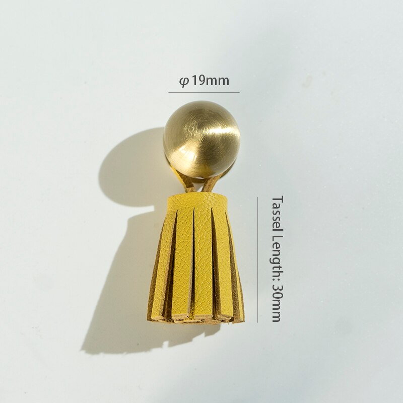 Faya Handle - 7 Colors Cute Leather Tassel Knob