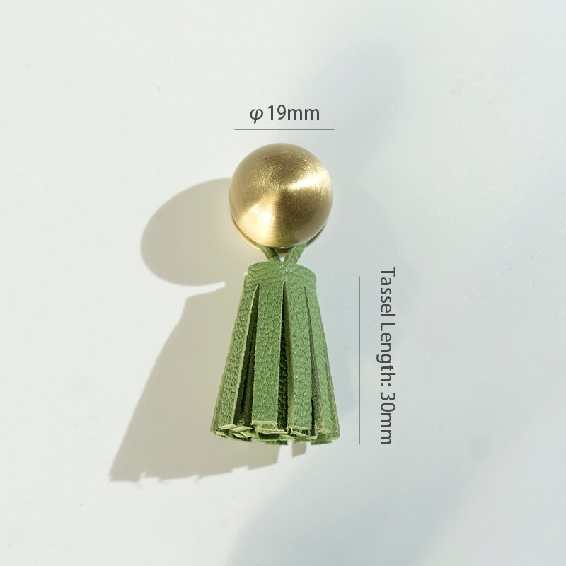 Faya Handle - 7 Colors Cute Leather Tassel Knob