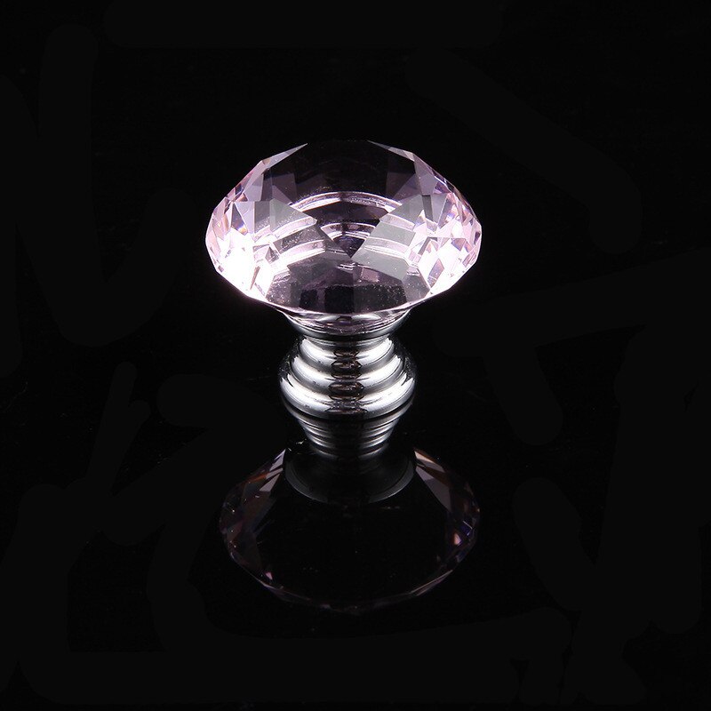 European Colorful Crystal Glass Knobs