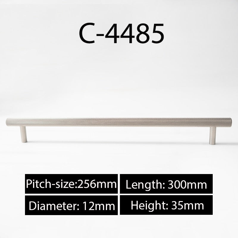 Emma Handle - Brass Furniture Handles Satin Nickel luxury
