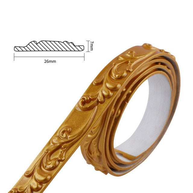 3D PVC Self-Adhesive Decorative Soft Line