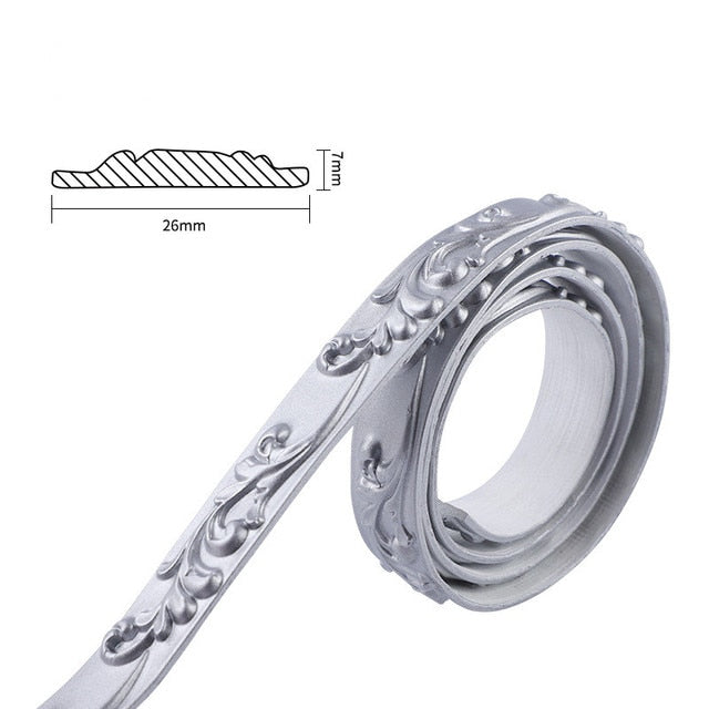 3D PVC Self-Adhesive Decorative Soft Line