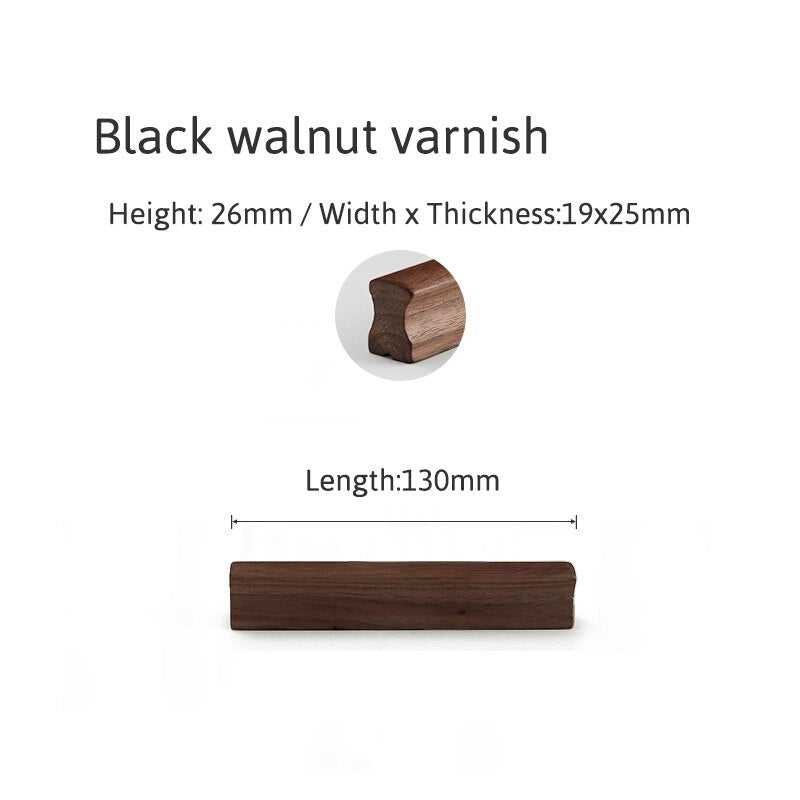 Sanda Handle - Natural Wood Furniture Handle