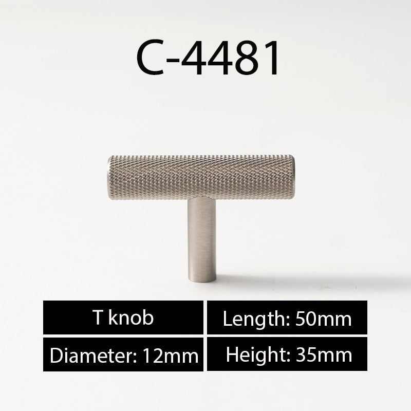 Emma Handle - Brass Furniture Handles Satin Nickel luxury