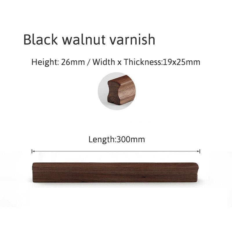 Sanda Handle - Natural Wood Furniture Handle