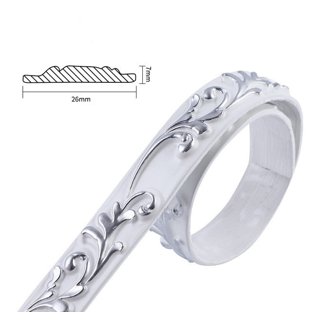 3D PVC Self-Adhesive Decorative Soft Line