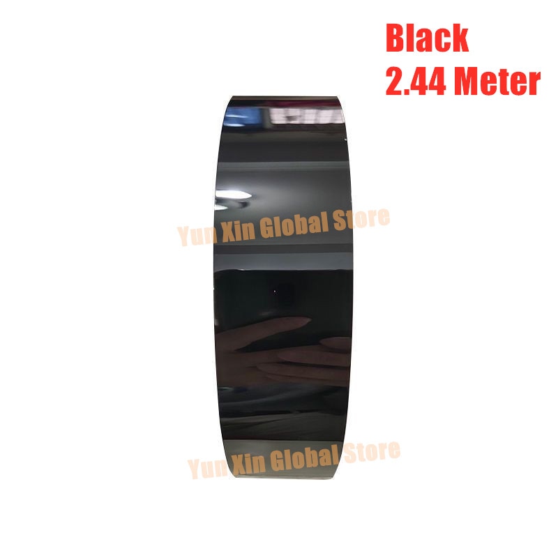 1 Roll Mirror Wall Sticker Stainless Steel Decorations
