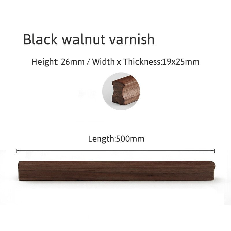 Sanda Handle - Natural Wood Furniture Handle