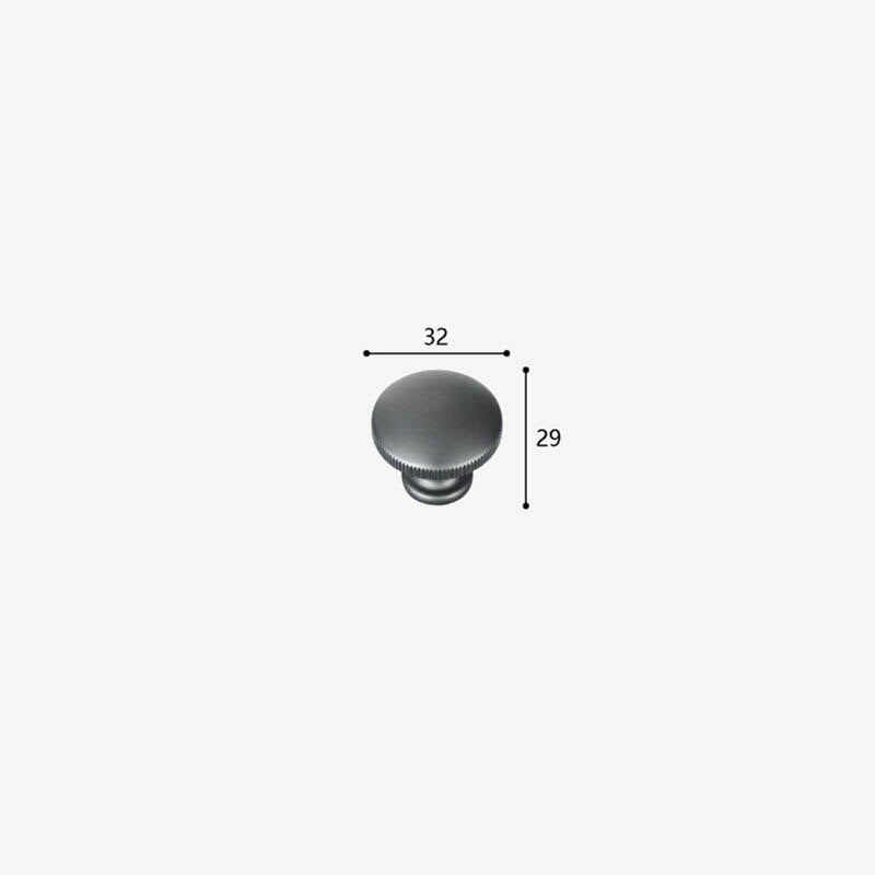 Mara Handle - Aluminum Alloy Brown Handles Luxury