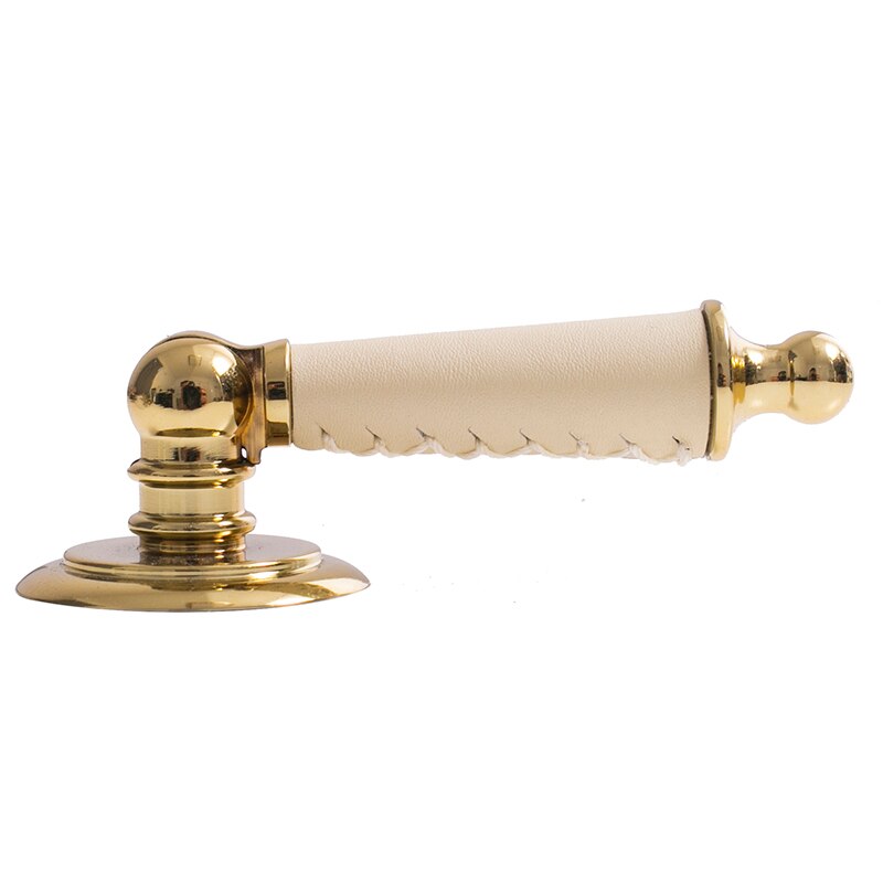 Baya Handle - Leather+Solid Brass Handles Furniture luxury