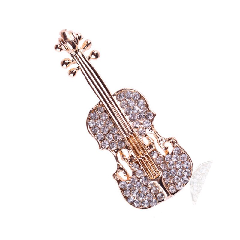 Fashion Musical Instruments Guitar Pins for Women Girl
