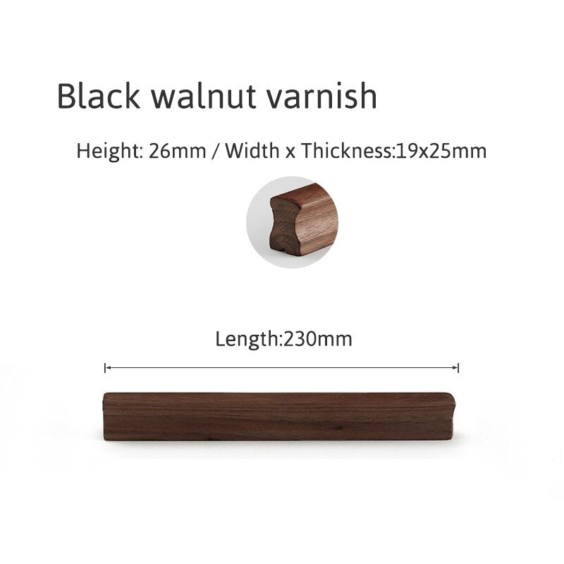 Sanda Handle - Natural Wood Furniture Handle