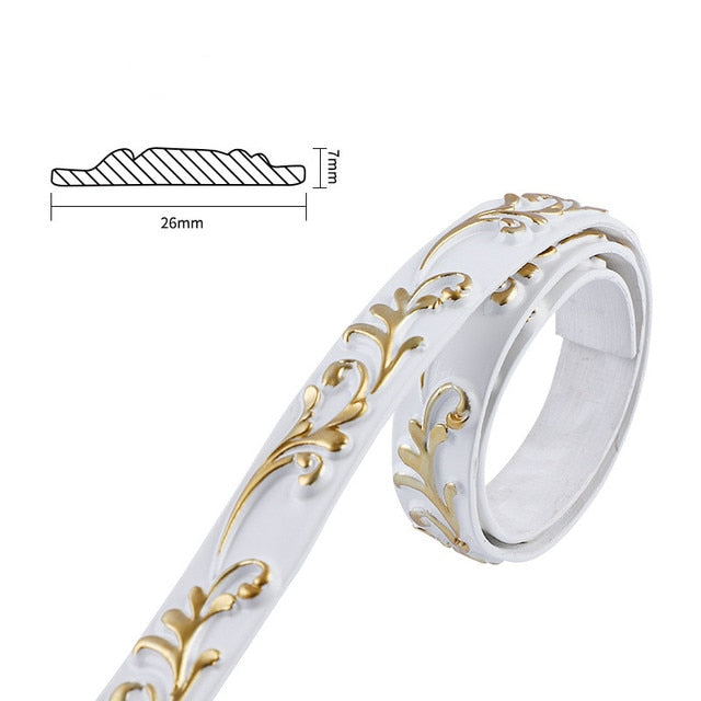 3D PVC Self-Adhesive Decorative Soft Line