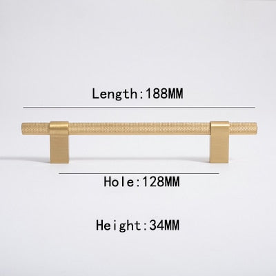 Ava Handle - Satin Brass Furniture Handles luxury