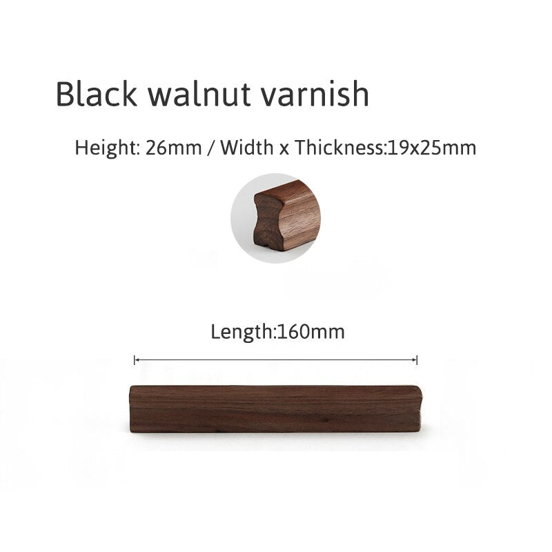 Sanda Handle - Natural Wood Furniture Handle