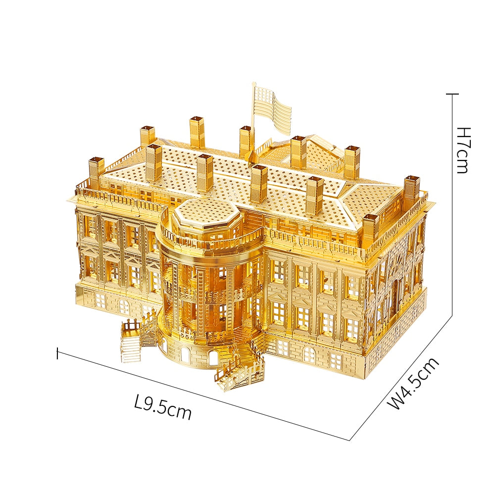 3D Metal The White House Model Building